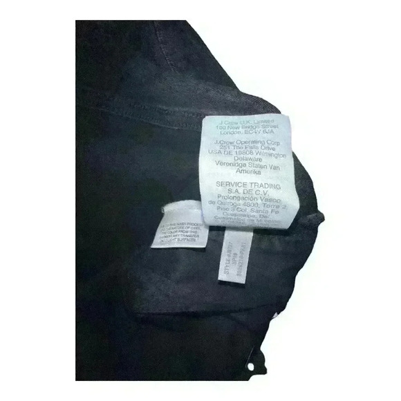 NWT J.Crew Mercantile High Rise Skinny Jeans Womens Size 35 Black Denim - Picture 6 of 14